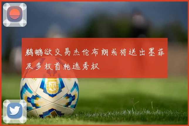 鹈鹕欲交易杰伦布朗或将送出墨菲及多枚首轮选秀权